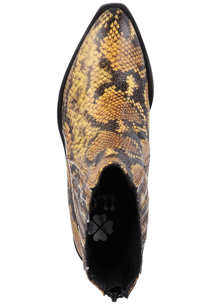 ILC Stiefelette Leder Gelb