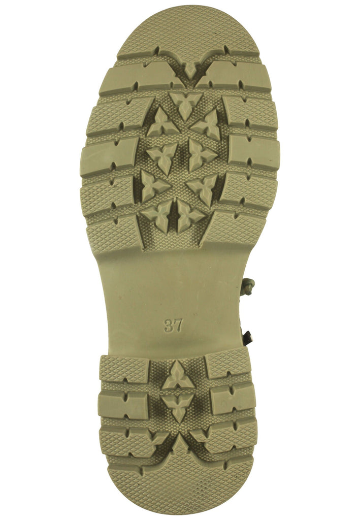 ILC Stiefelette Leder Hellgrün Warmfutter