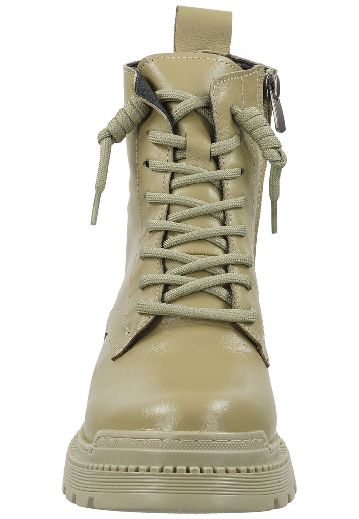ILC Stiefelette Leder Hellgrün Warmfutter