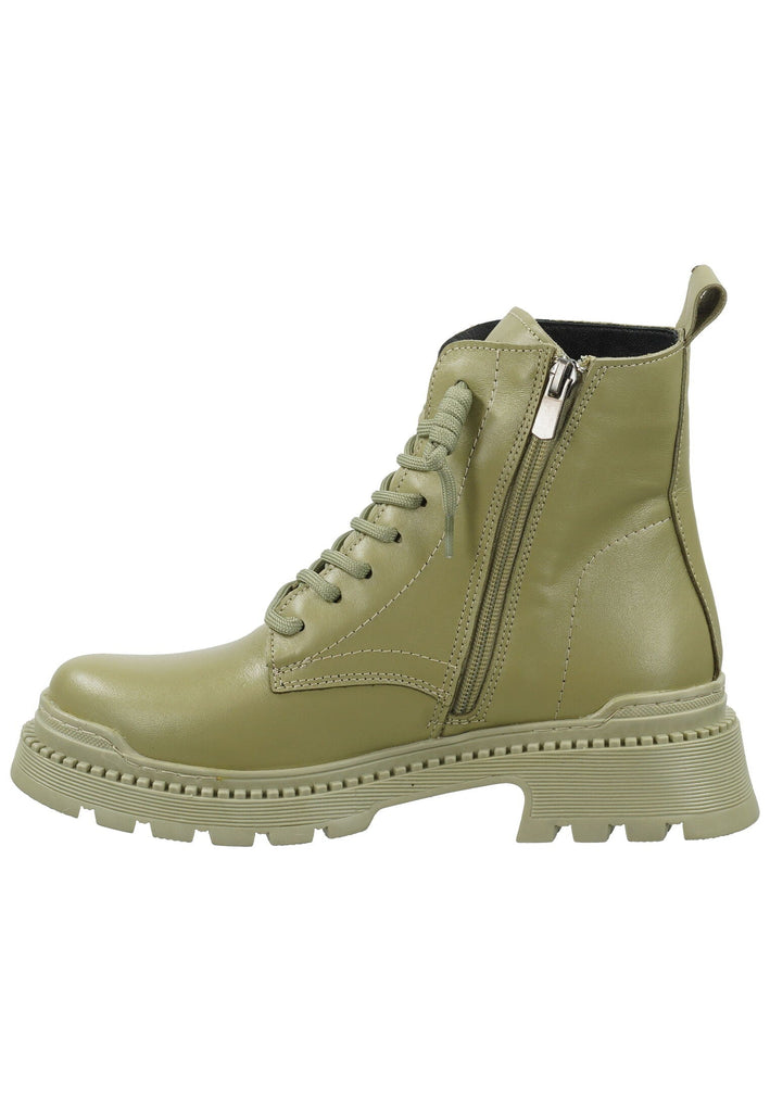 ILC Stiefelette Leder Hellgrün Warmfutter