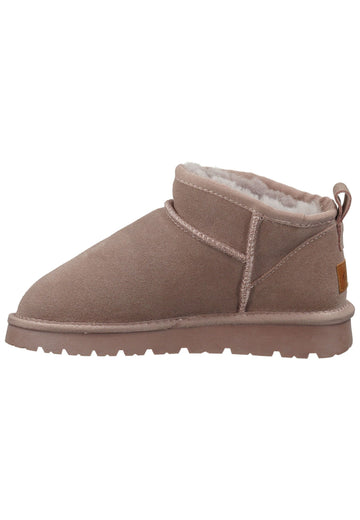 ILC Stiefelette Leder Lilac Warmfutter