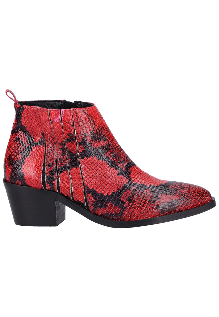 ILC Stiefelette Leder Rot
