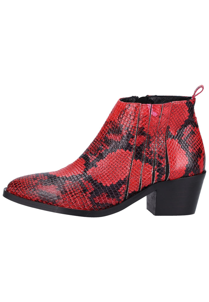 ILC Stiefelette Leder Rot