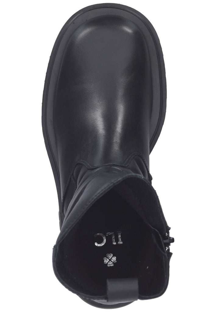 ILC Stiefelette Leder Schwarz