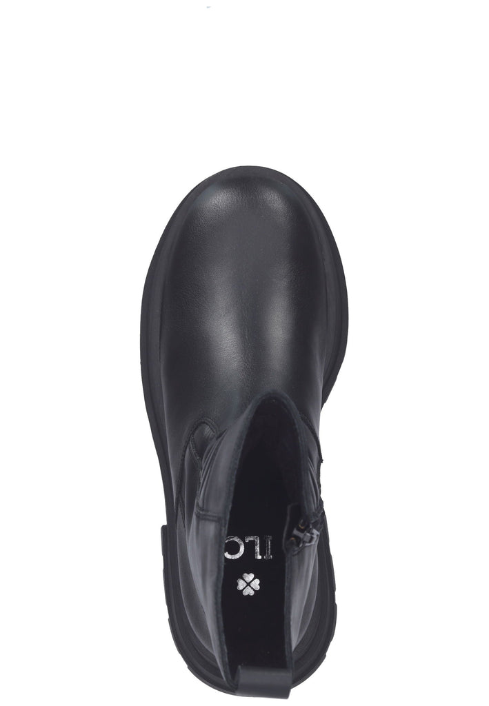 ILC Stiefelette Leder Schwarz