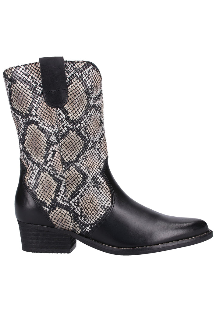 ILC Stiefelette Leder Schwarz