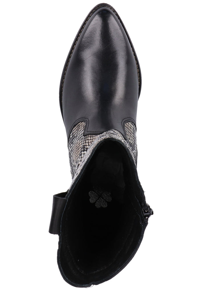 ILC Stiefelette Leder Schwarz