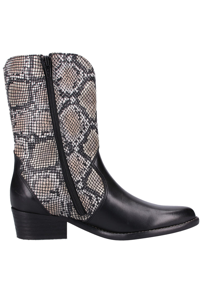 ILC Stiefelette Leder Schwarz