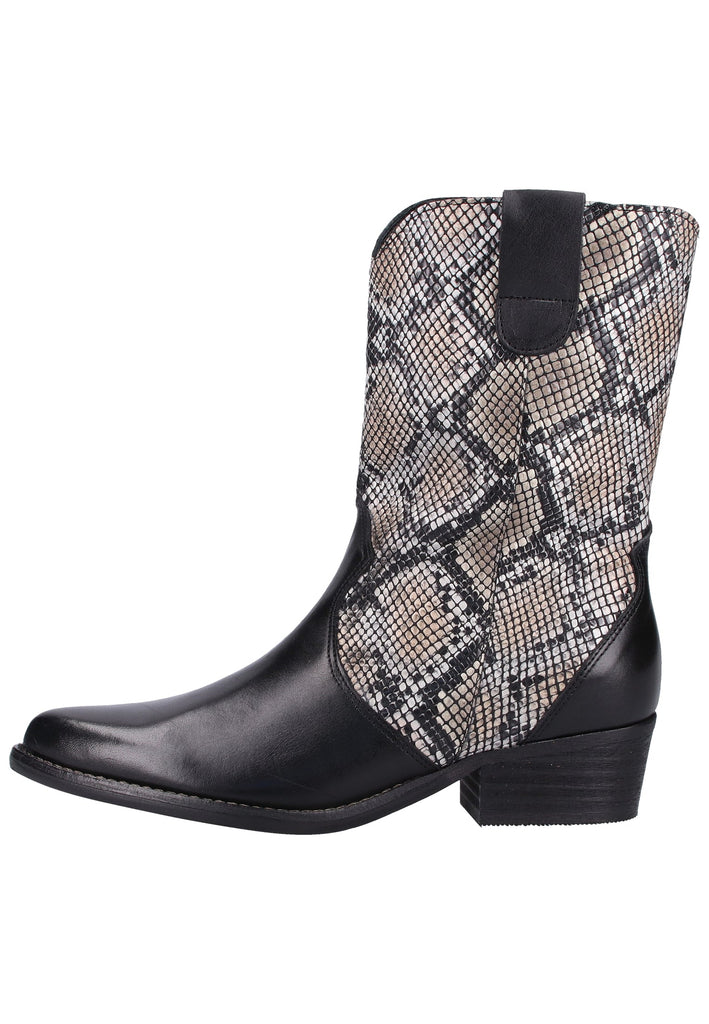 ILC Stiefelette Leder Schwarz