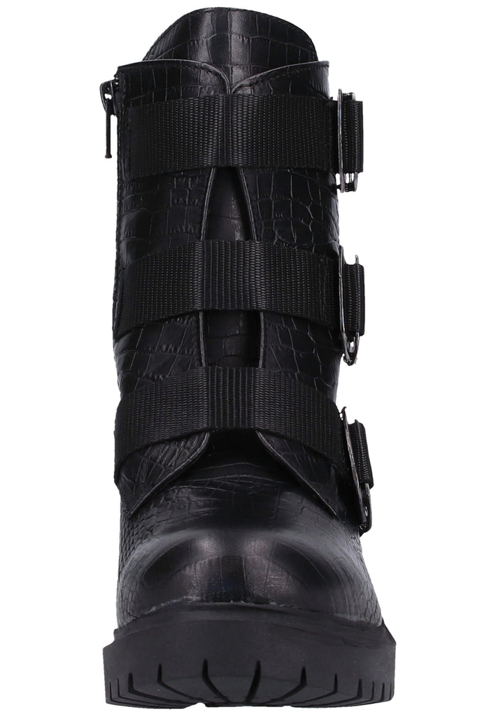 ILC Stiefelette Leder Schwarz