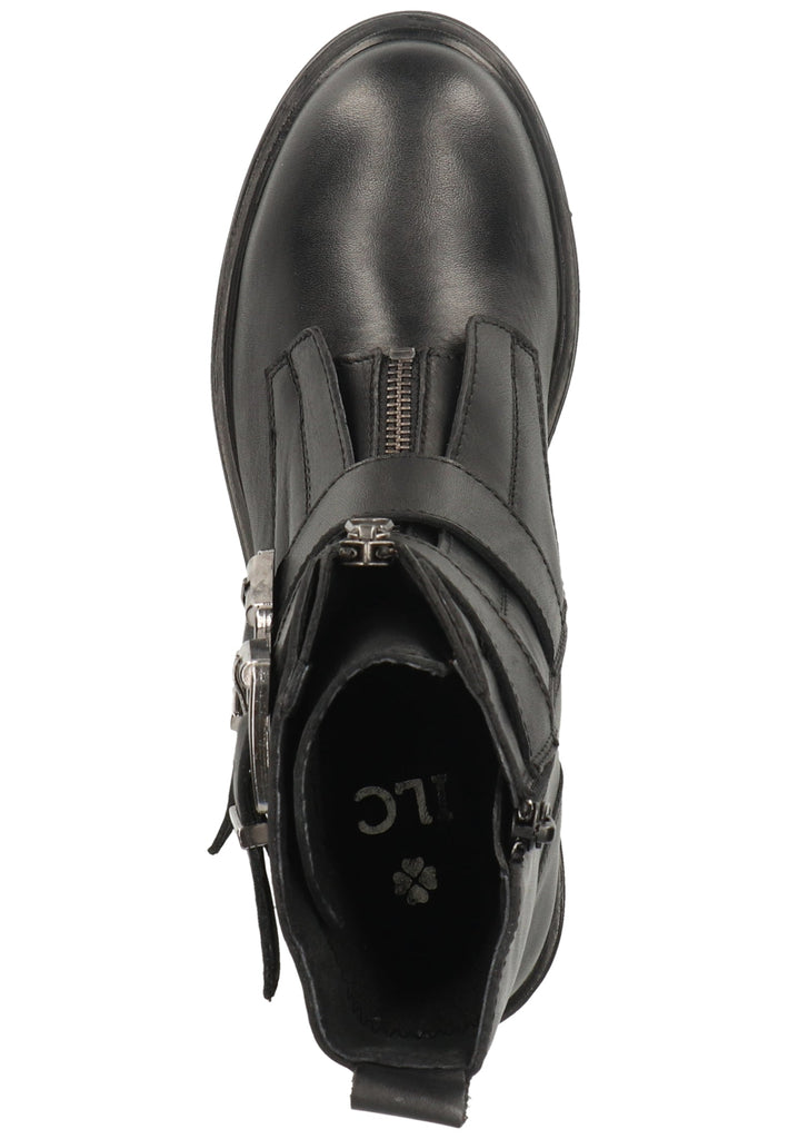 ILC Stiefelette Leder Schwarz