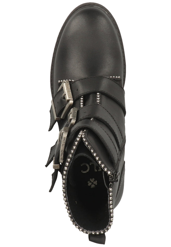 ILC Stiefelette Leder Schwarz/Gold
