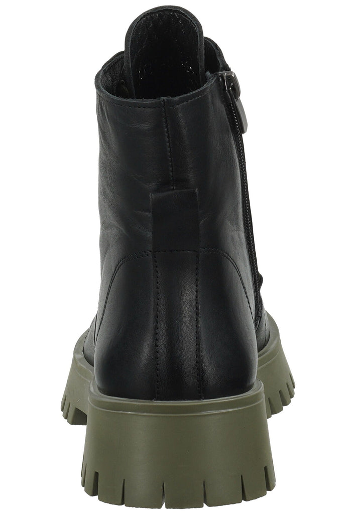 ILC Stiefelette Leder Schwarz Warmfutter
