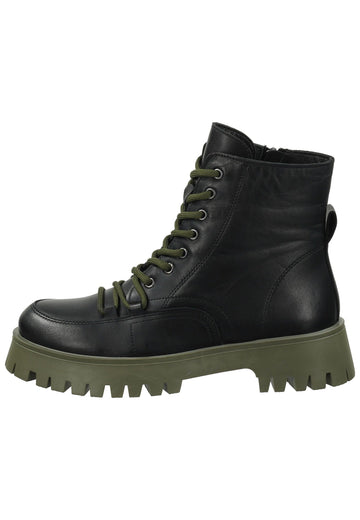 ILC Stiefelette Leder Schwarz Warmfutter