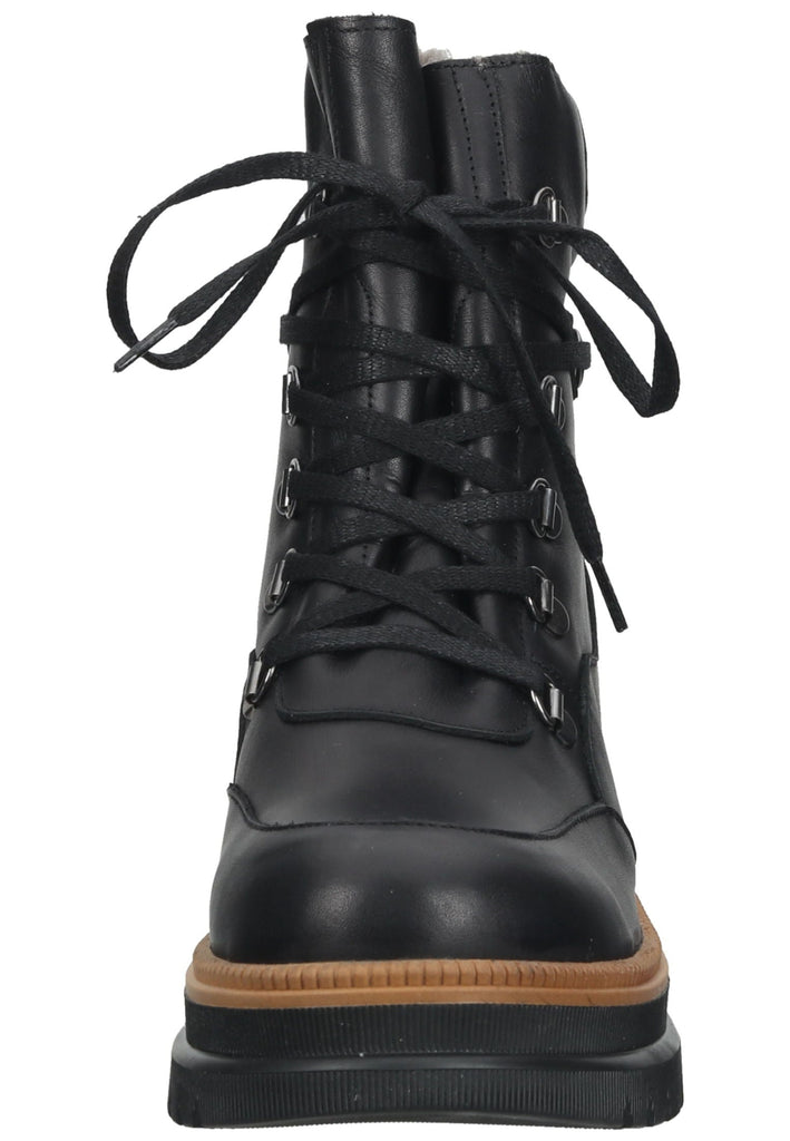 ILC Stiefelette Leder Schwarz Warmfutter