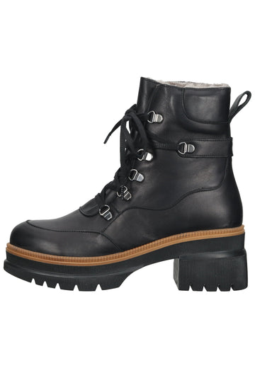 ILC Stiefelette Leder Schwarz Warmfutter