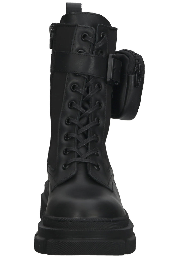 ILC Stiefelette Leder/Textil Schwarz