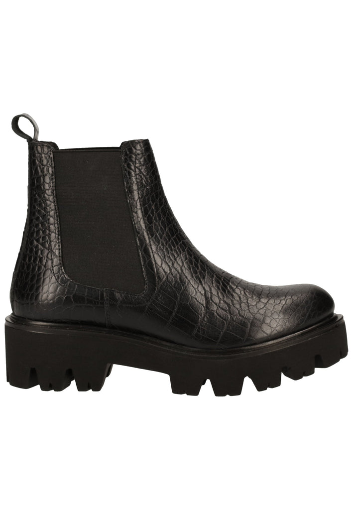 ILC Stiefelette Leder/Textil Schwarz