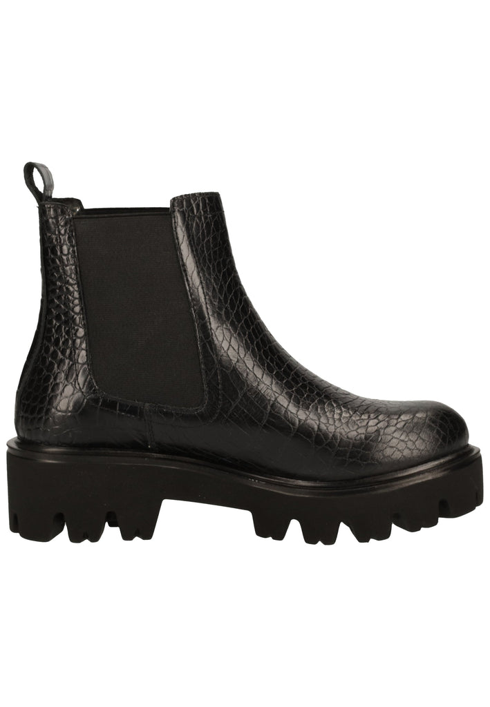 ILC Stiefelette Leder/Textil Schwarz