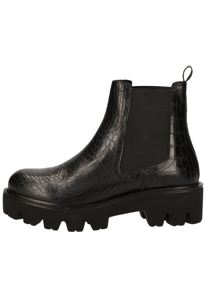 ILC Stiefelette Leder/Textil Schwarz