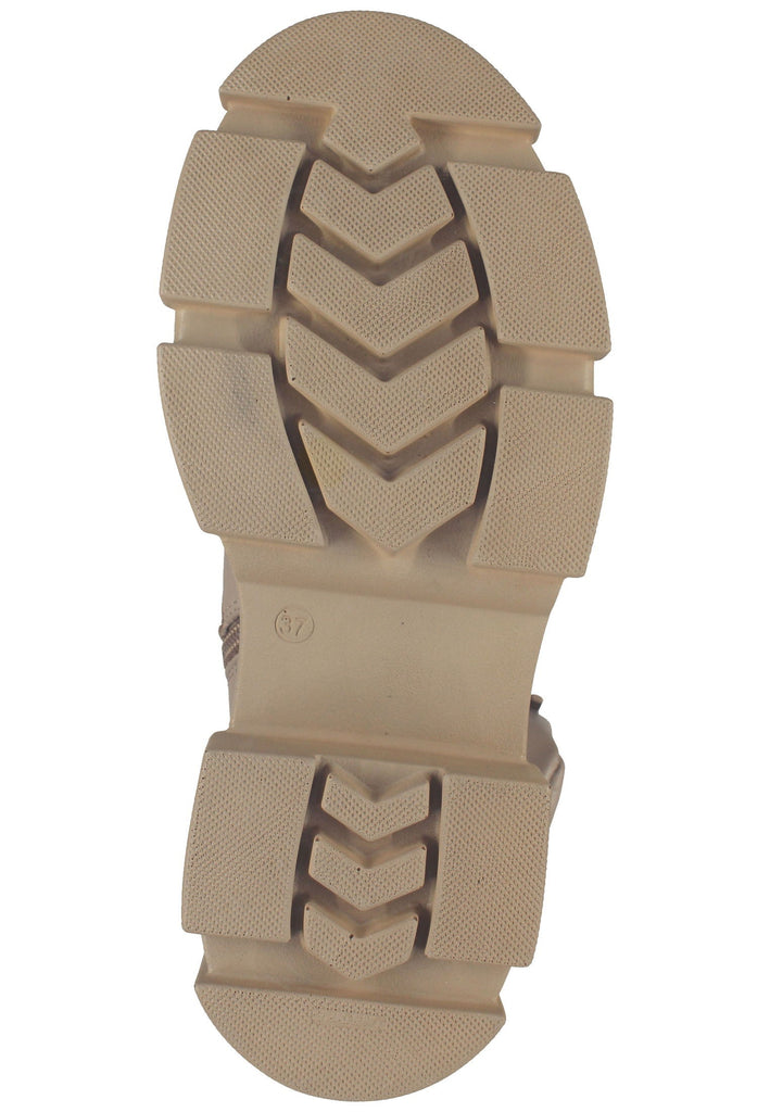 ILC Stiefelette Leder/Textil Taupe