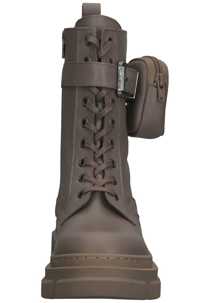 ILC Stiefelette Leder/Textil Taupe