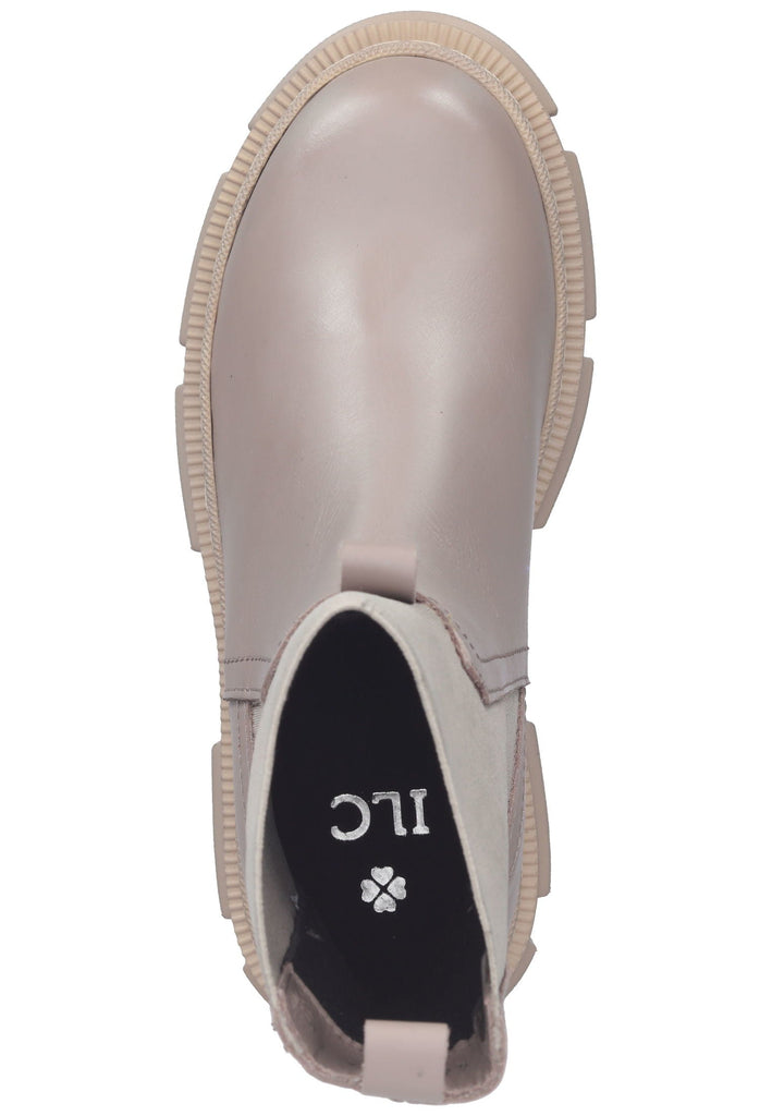 ILC Stiefelette Leder/Textil Taupe