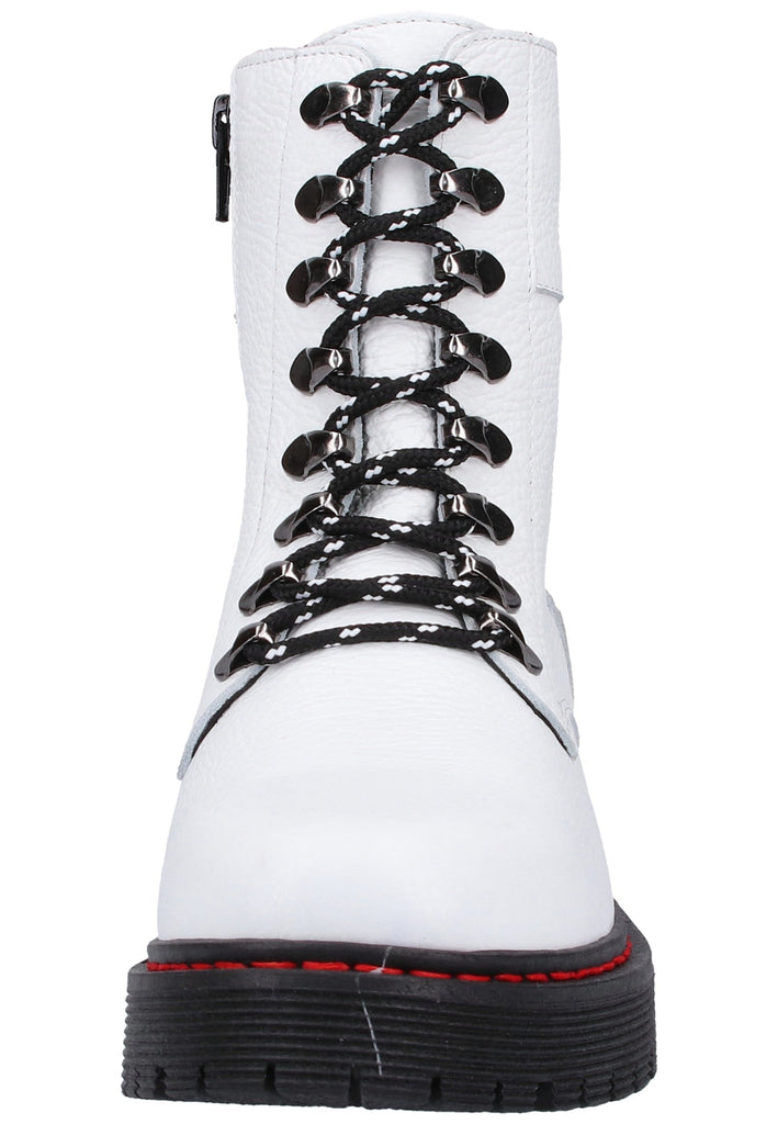 ILC Stiefelette Leder Weiß