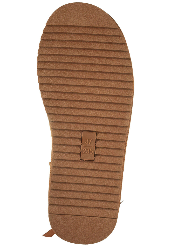 ILC Stiefelette Veloursleder Cognac Warmfutter