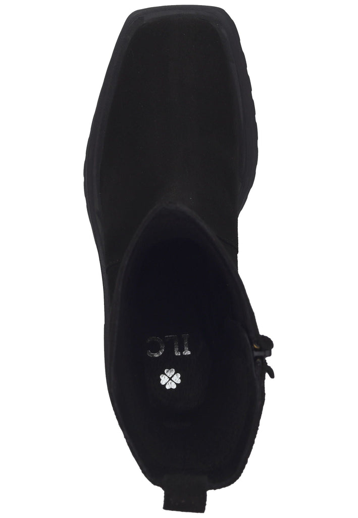 ILC Stiefelette Veloursleder Schwarz