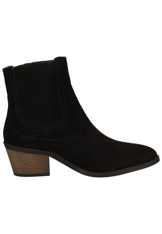 ILC Stiefelette Veloursleder Schwarz