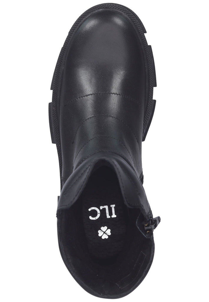 Stiefeletten ILC Stiefelette Leder Schwarz