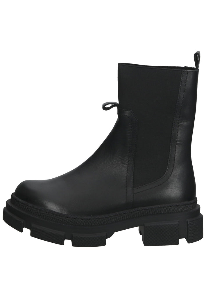 Stiefeletten ILC Stiefelette Leder/Textil Schwarz