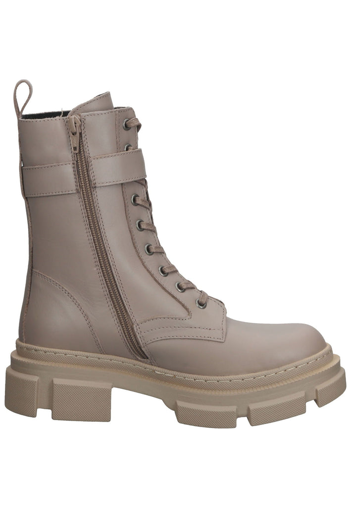 Stiefeletten ILC Stiefelette Leder/Textil Taupe