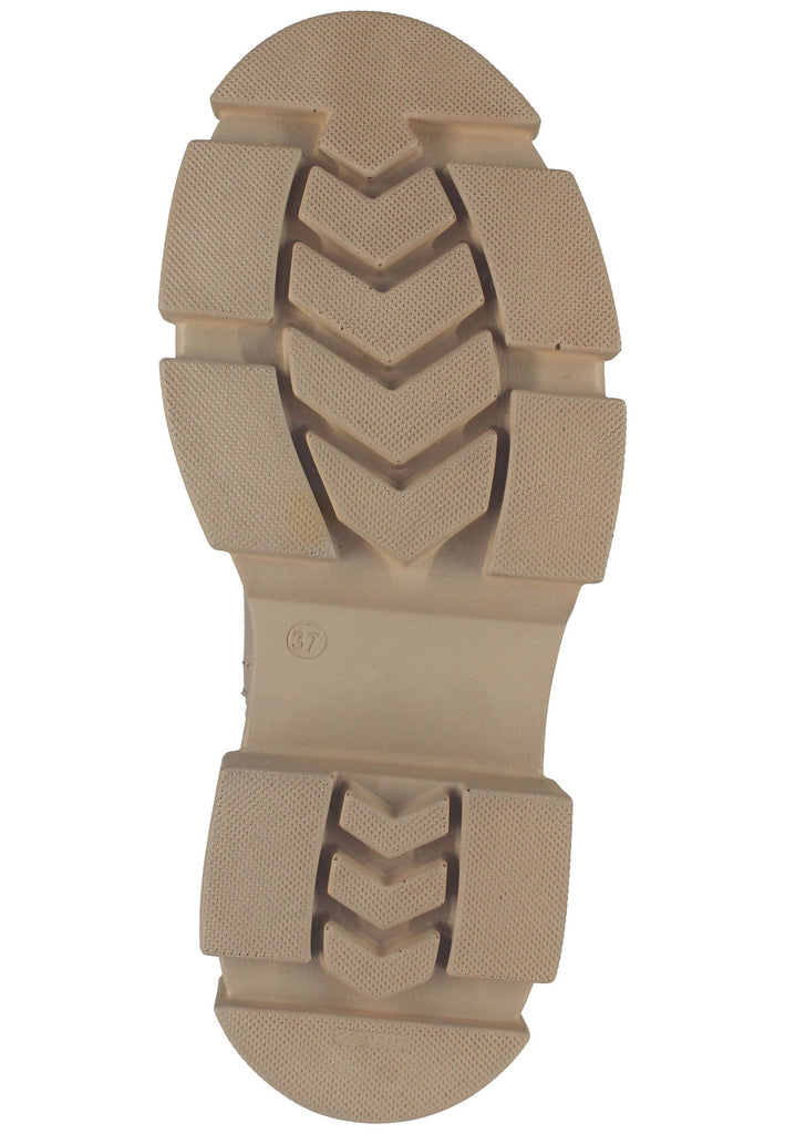 Stiefeletten ILC Stiefelette Leder/Textil Taupe