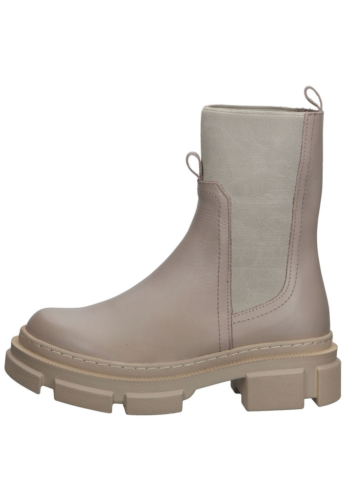 Stiefeletten ILC Stiefelette Leder/Textil Taupe