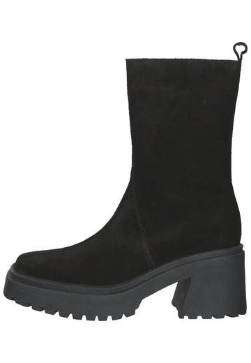 Stiefeletten ILC Stiefelette Veloursleder Schwarz