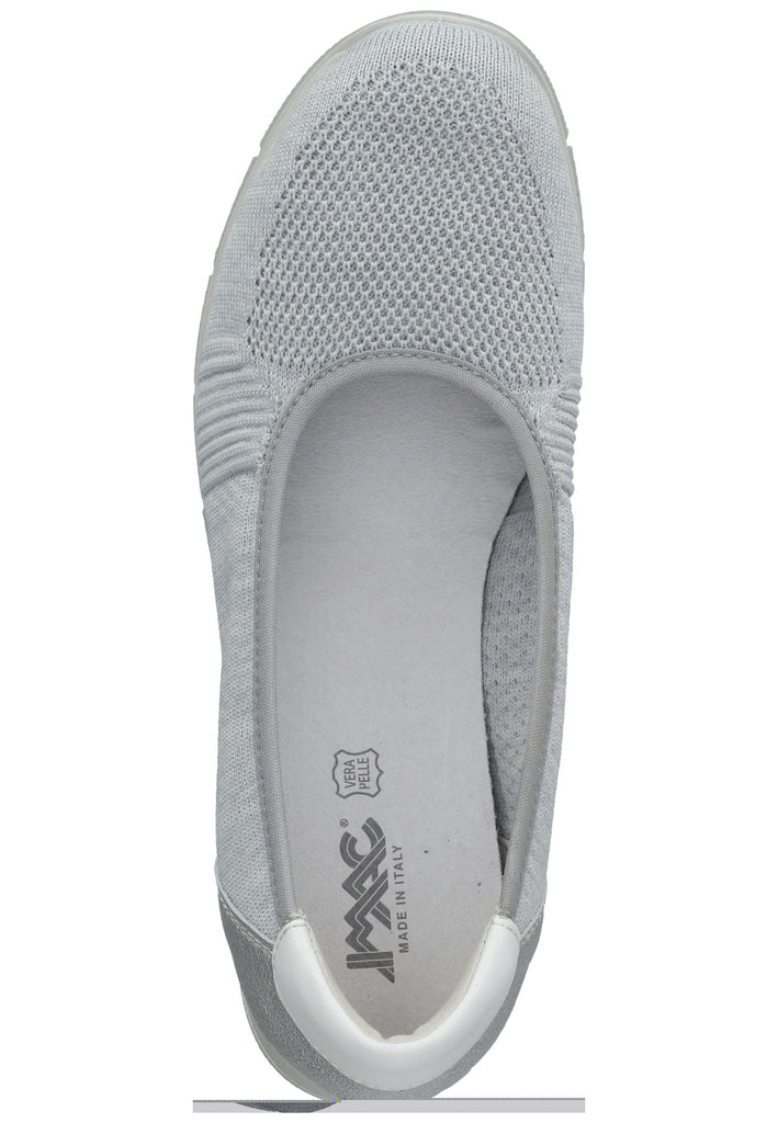 IMAC Ballerinas Lederimitat Grau