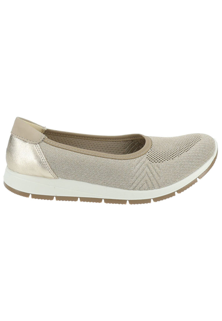 IMAC Ballerinas Lederimitat/Mesh Taupe