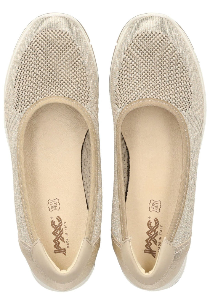 IMAC Ballerinas Lederimitat/Mesh Taupe