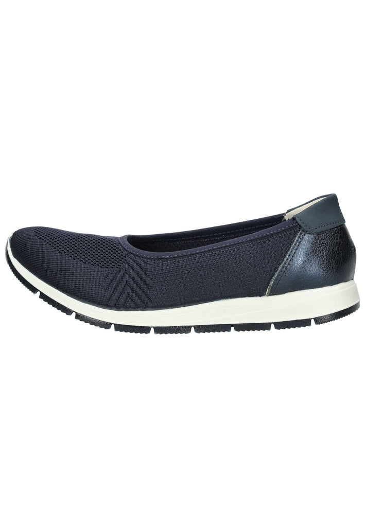 IMAC Ballerinas Lederimitat/Textil Blau/Weiß