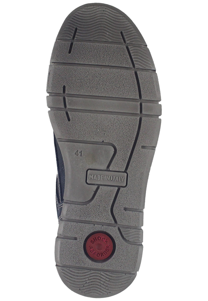 IMAC Halbschuhe Leder Blau/Braun