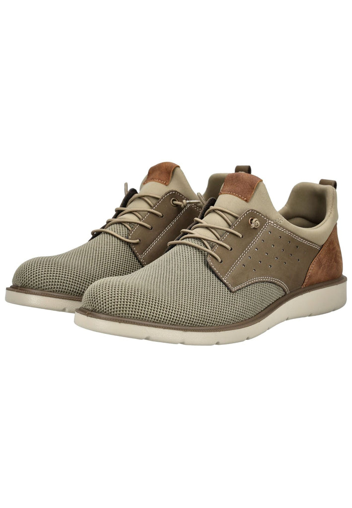 IMAC Halbschuhe Leder/Textil Beige/Braun