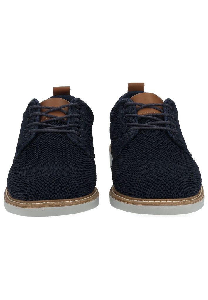 IMAC Halbschuhe Lederimitat Blau/Braun