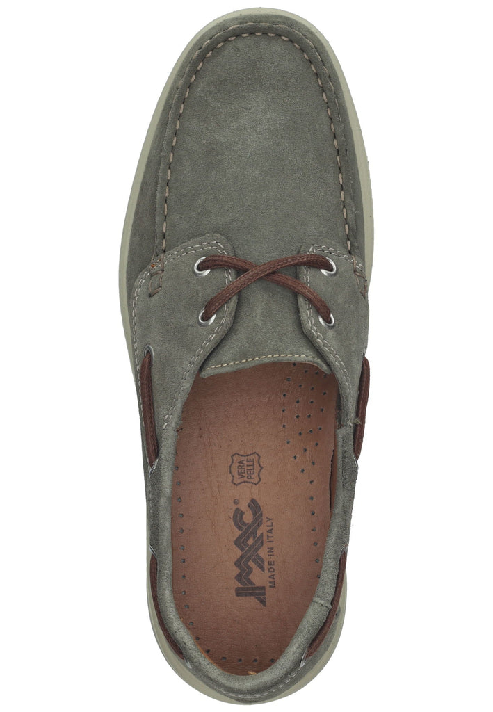 IMAC Halbschuhe Veloursleder Oliv