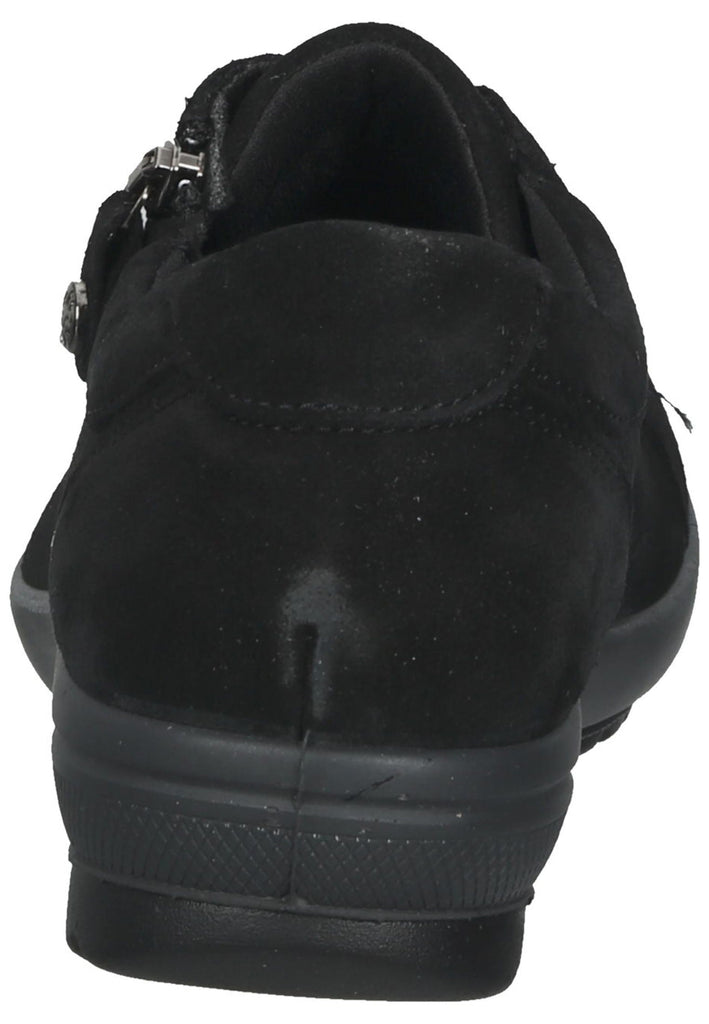 IMAC Halbschuhe Veloursleder Schwarz