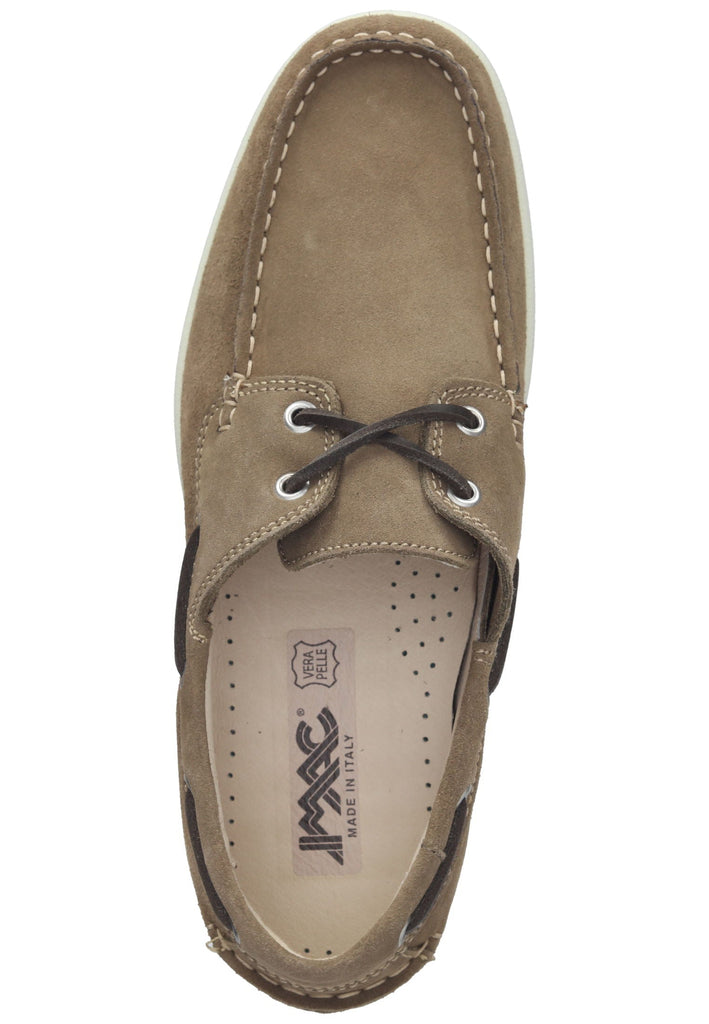 IMAC Halbschuhe Veloursleder Taupe
