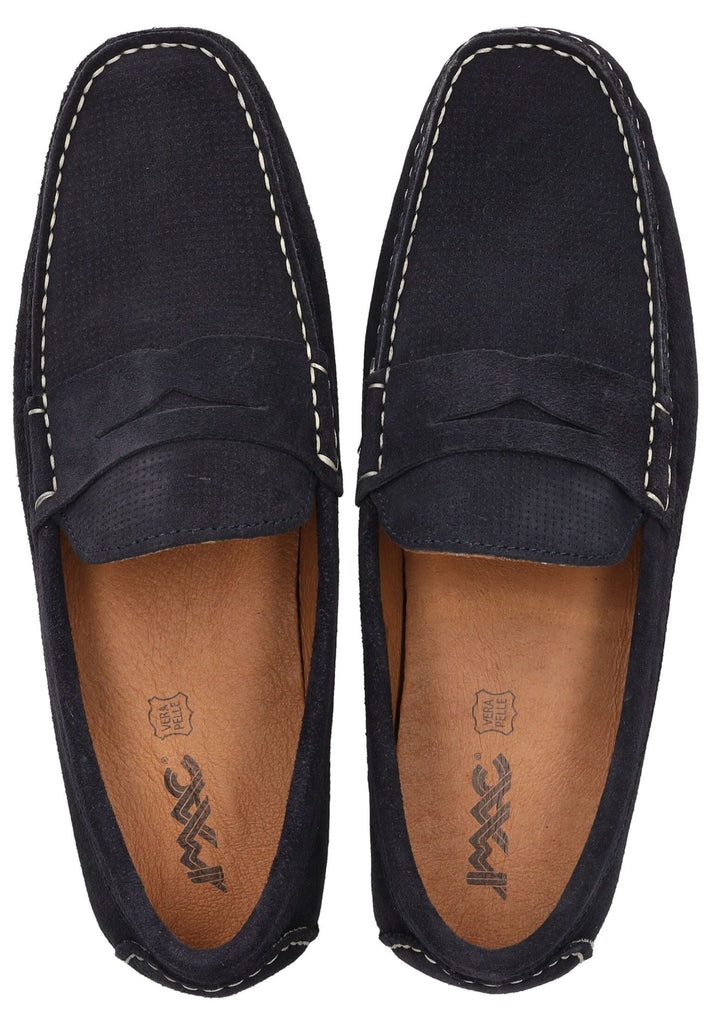 IMAC Mokassin Veloursleder Blau