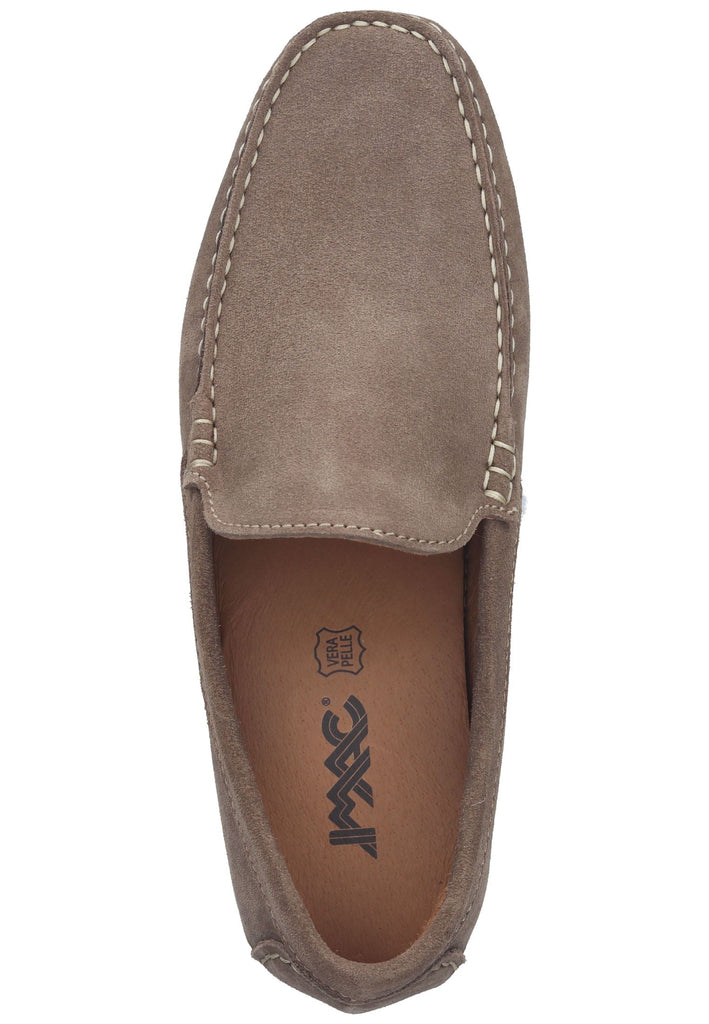 IMAC Mokassin Veloursleder Taupe