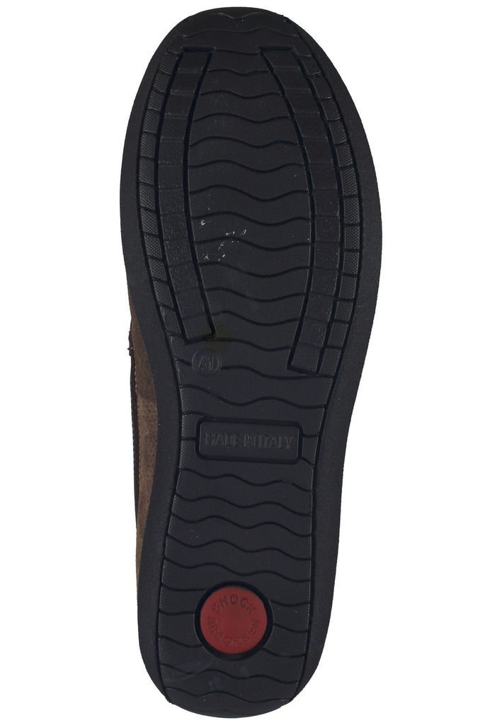 IMAC Mokassin Veloursleder Taupe/Braun